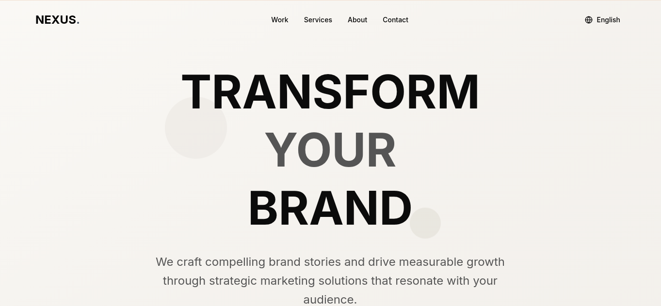 Marketing Agency screenshot